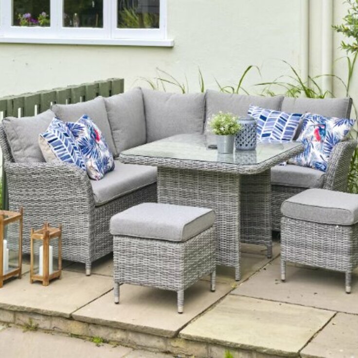 Upgrade your outdoor dining experience with a dining set